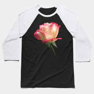wonderful pink rose, roses, flower, blooms Baseball T-Shirt